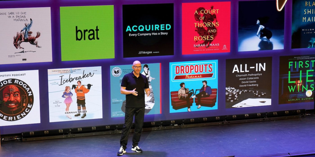 Spotify will Video-Podcasts mehr ins Zentrum rücken.