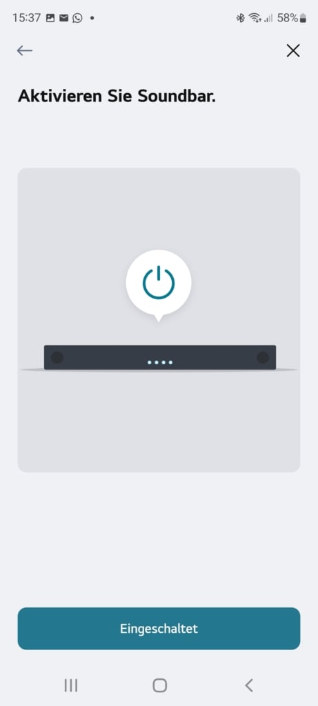 Erkennung Soundbar