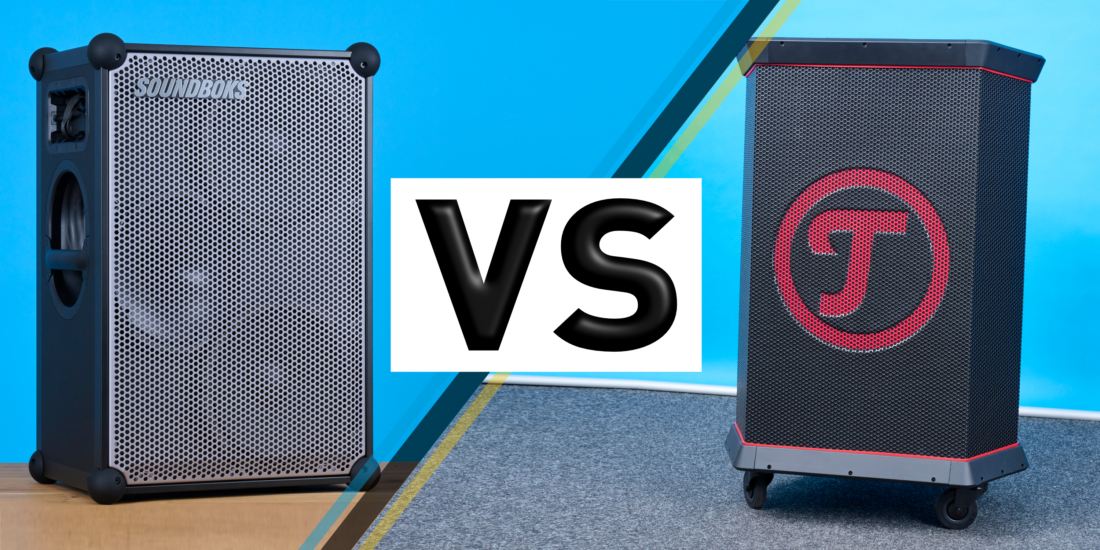 Soundboks 4 vs Teufel Rockster im Vergleich
