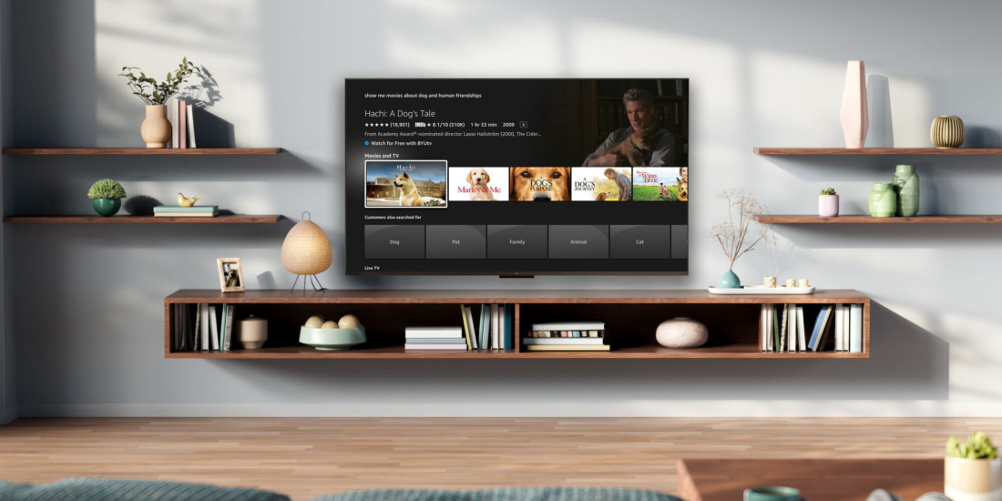 Amazon erhöht die Barrierefreiheit an Geräten mit Fire TV.