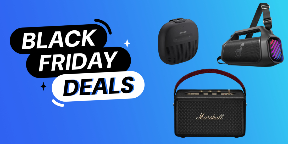 Black Friday: Bluetooth-Lautsprecher zu Knaller-Deals – bis zu 50 Prozent weniger