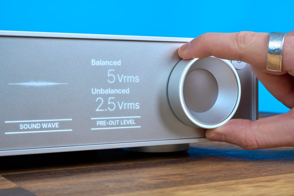 HiFi Rose RD160 Bedienung Lautstärke
