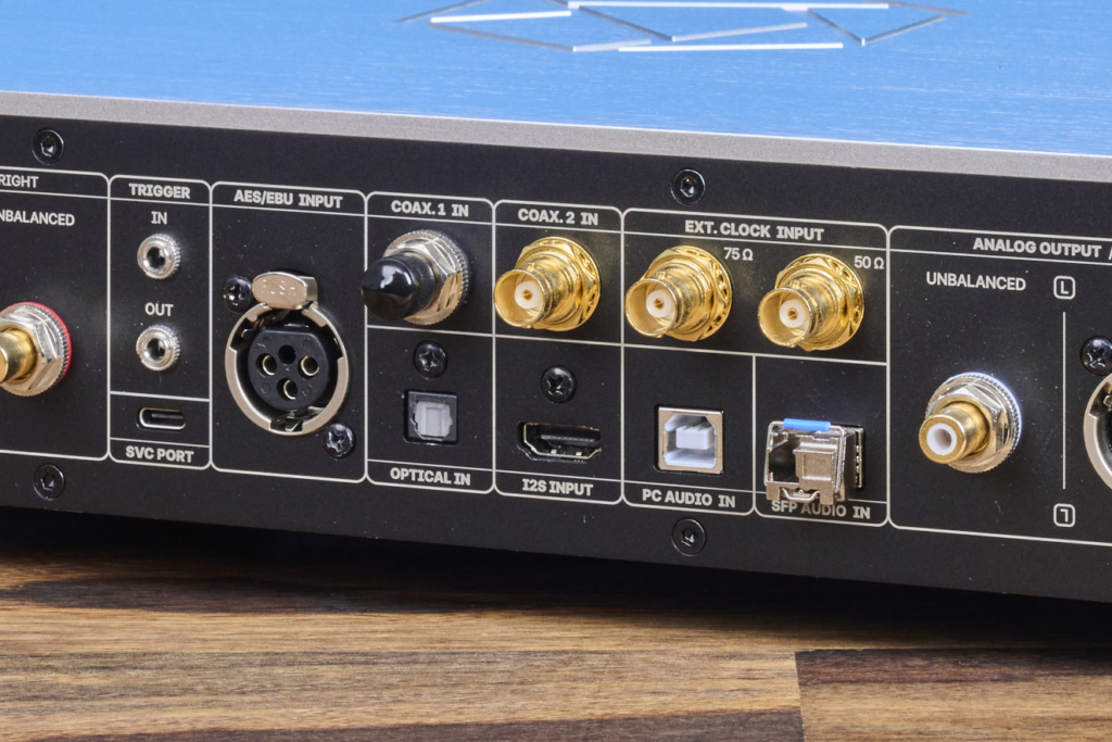 HiFi Rose RD160 Eingänge Rückseite