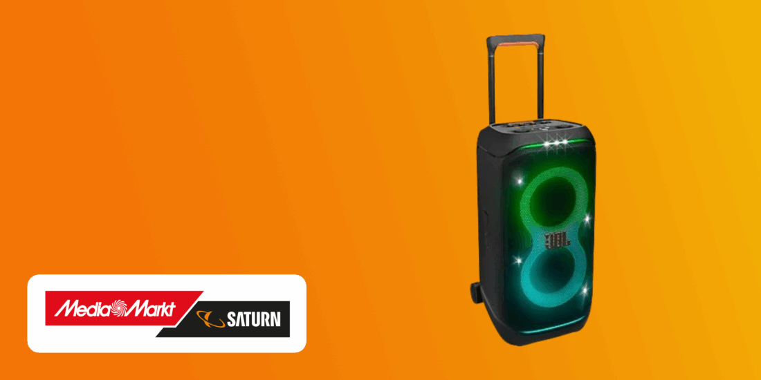 Die JBL Partybox Stage 320 ist über 150 Euro reduziert!