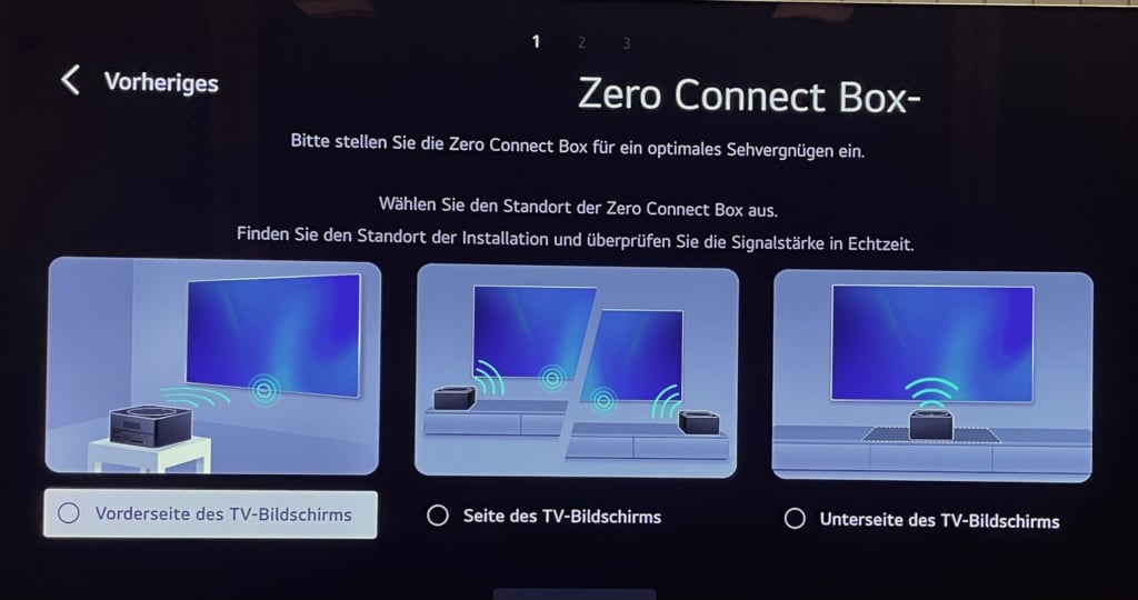 Einrichtung Zero Connect Box