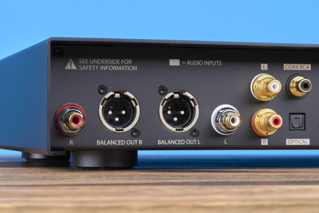 Lumin P1 Mini analoge Ausgänge XLR und Cinch