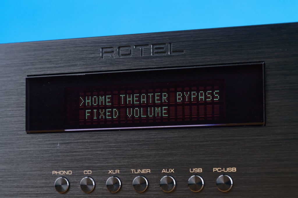 Rotel RA-6000 Heimkino-Modus