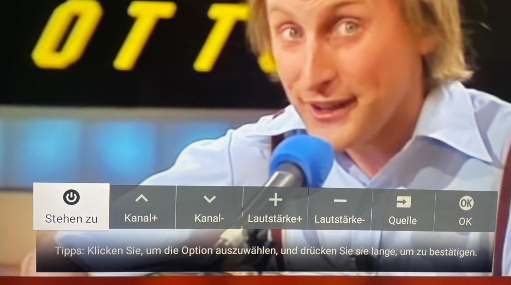 Fehlerhafte Übersetzung Menü