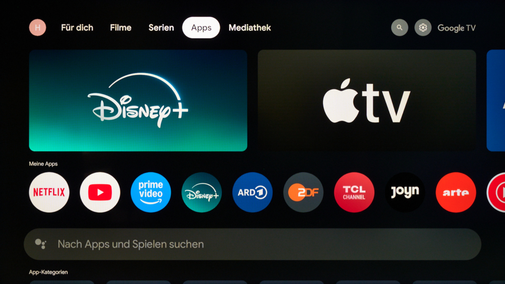 MQLED85 Home Screen