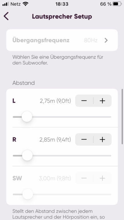 Yamaha App Einstellungen Lautsprecher