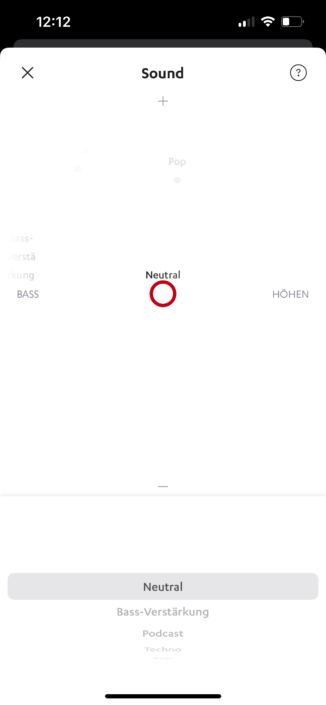 Teufel Real Blue NC 3 im Test – App Screenshot