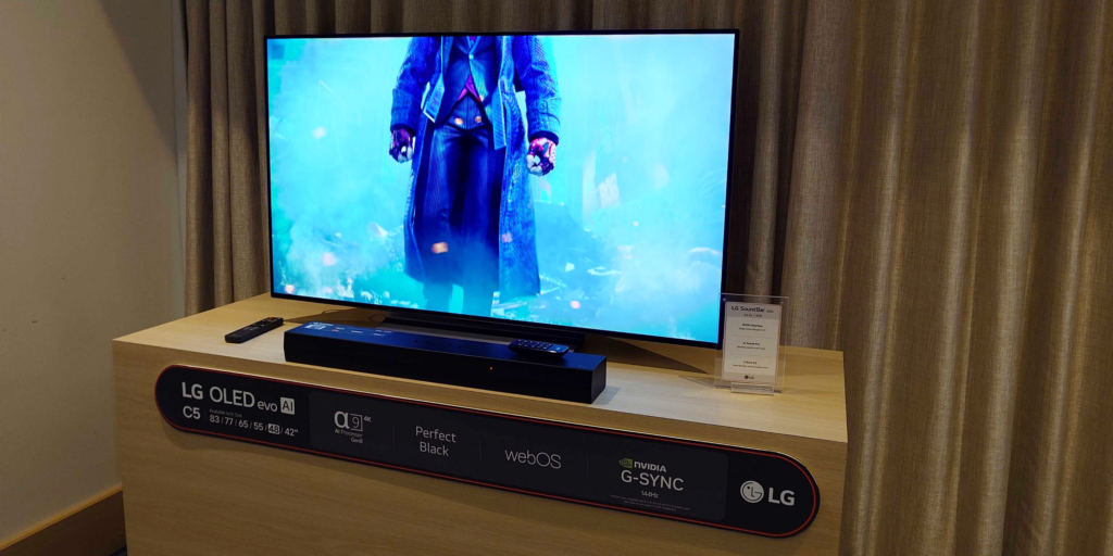 LG Fernseher auf der CES 2025