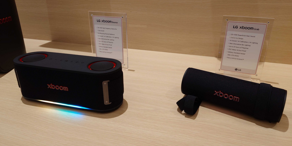 LG Xboom Bounce und Grab