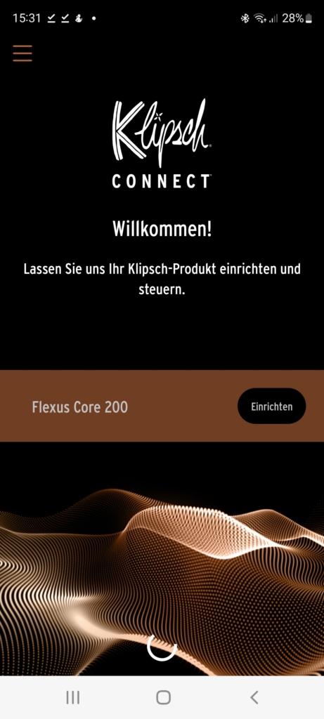 App Einrichtung