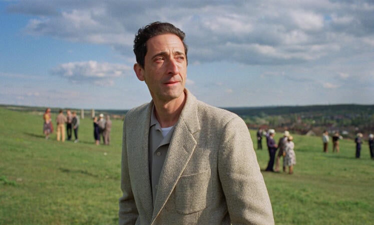 Adrien Brody in The Brutalist