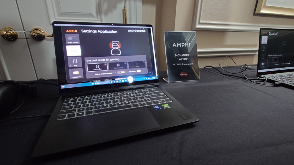 Laptop Audioscenic binaurales Audio