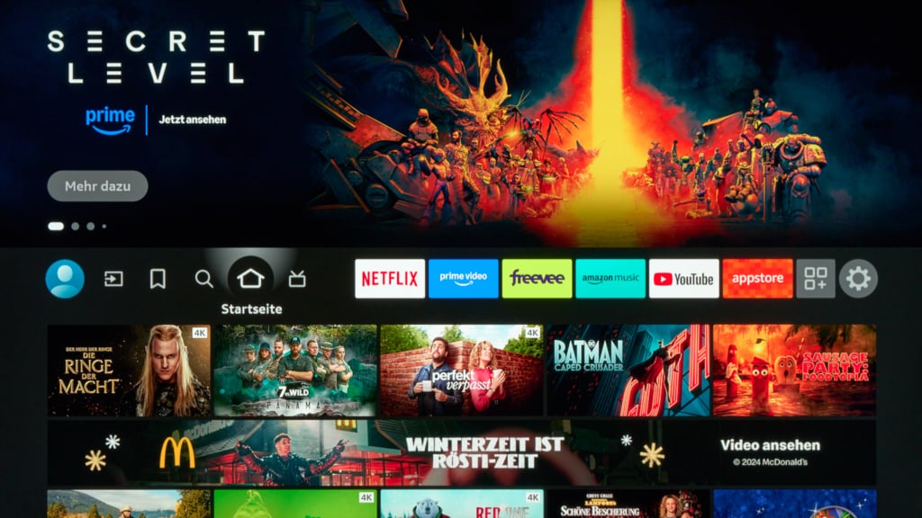Startseite Fire TV