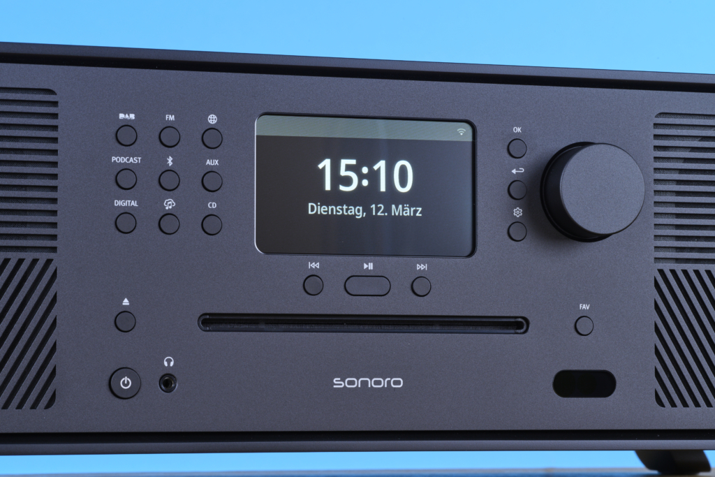 Sonoro Meisterstück (Gen. 2) – Display nah