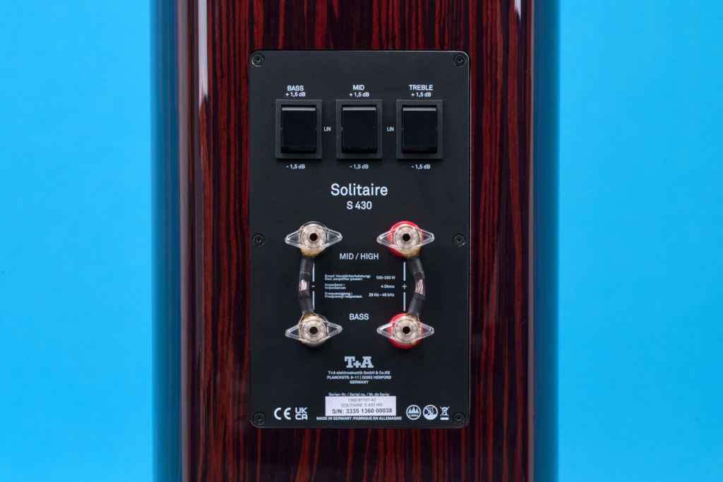 T+A Solitaire S 430 Anschlüsse Rückseite