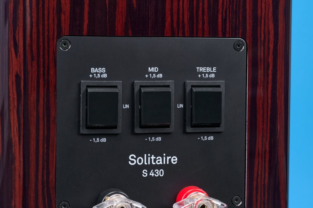 T+A Solitaire S 430 EQ Schalter Rückseite