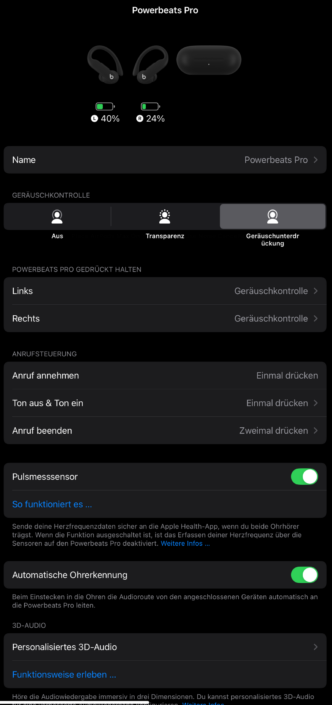 Apple Screenshot – Beats Powerbeats Pro 2