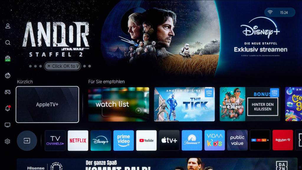 Vidaa Startseite Hisense-Fernseher