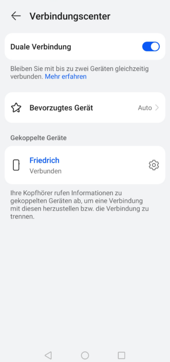 Huawei Screenshot – Multipoint