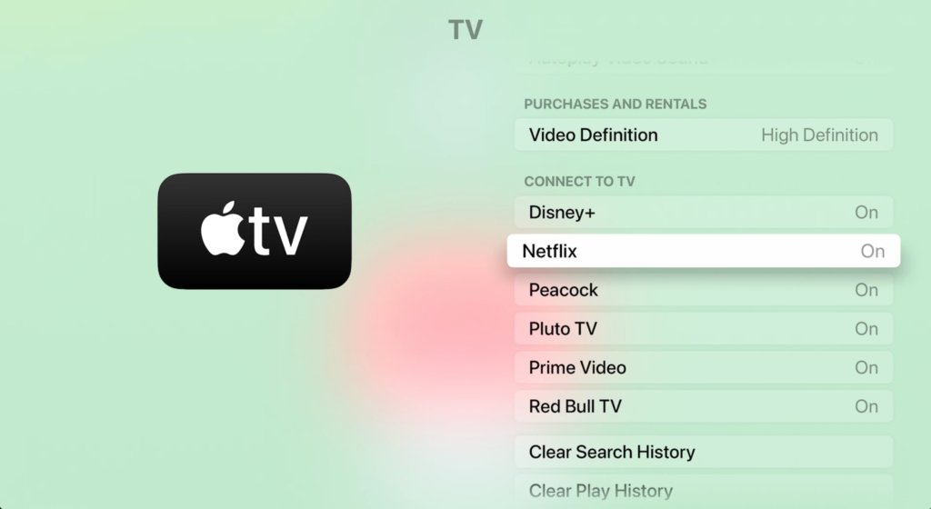 Ab sofort kannst du Netflix mit der App für Apple TV verknüpfen.