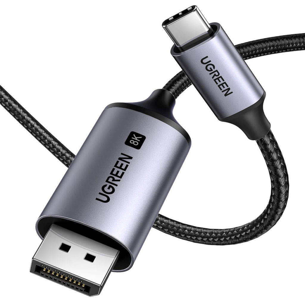 Kabel von USB-C auf DisplayPort sind überaus üblich. 