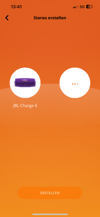 JBL Charge 6 Test | App-Oberfläche 2