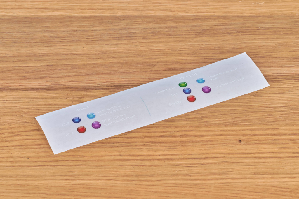 Chord Alto Sticker mit Farbcode
