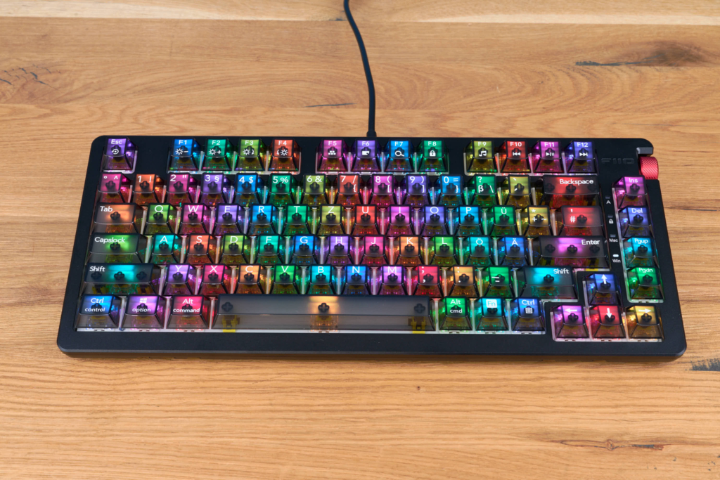 Fiio KB3 HiFi im Test – RGB-Beleuchtung