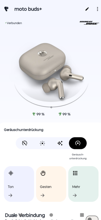 Motorola Moto Buds+ Screenshot