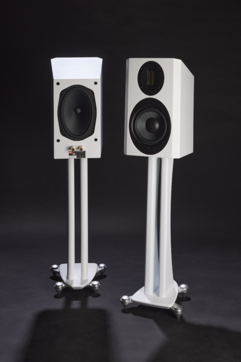 Scansonic M15.2 weiß Paar Vor- und Rückseite