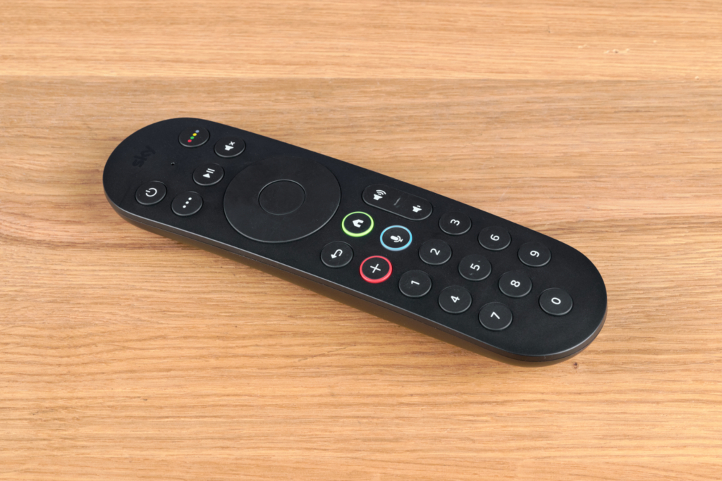 Die Fernbedienung von Sky Stream