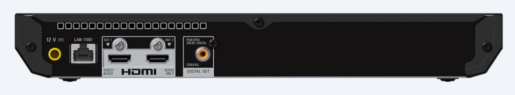 Der Sony UBP-X700/K bietet zwei HDMI-Ausgänge.