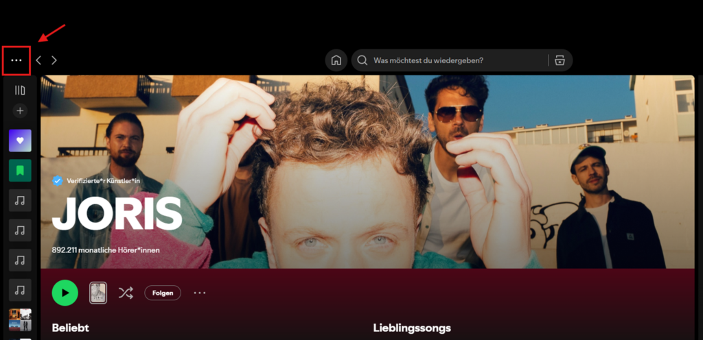 Spotify Screenshot