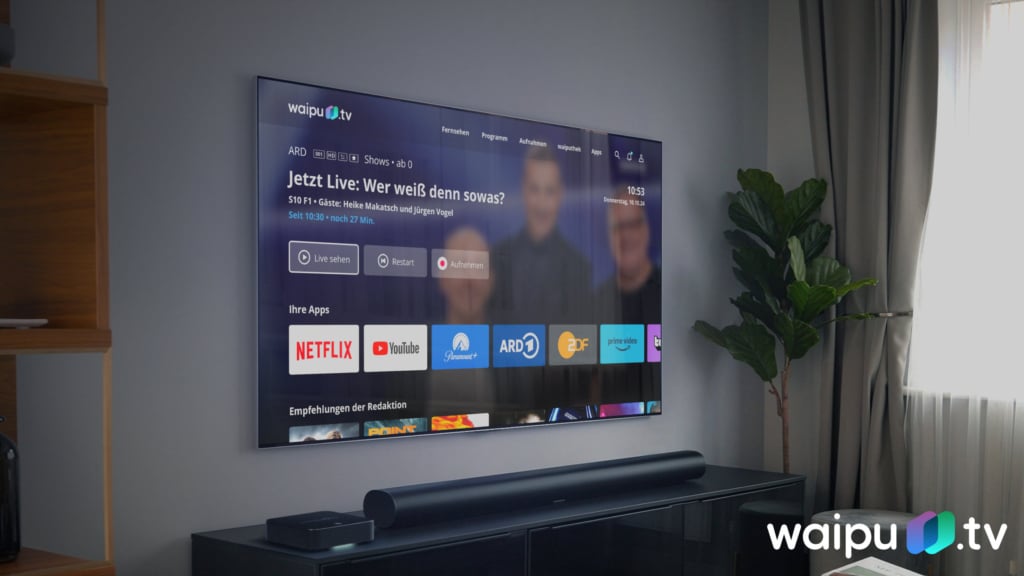 Die neue waipu.tv Box soll ein Streaming-Rundum-Erlebnis bieten.