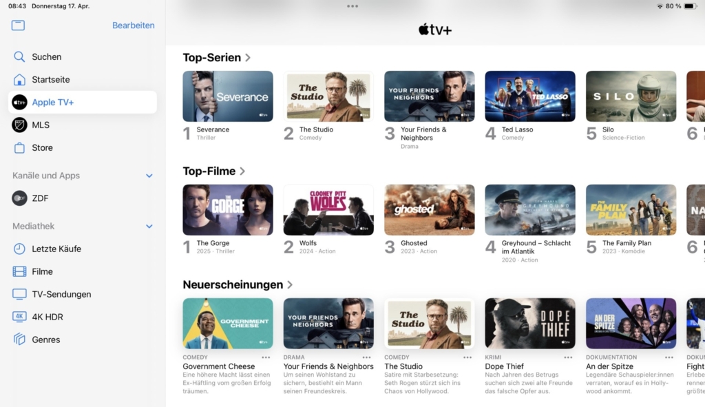 Apple TV+ Screenshot