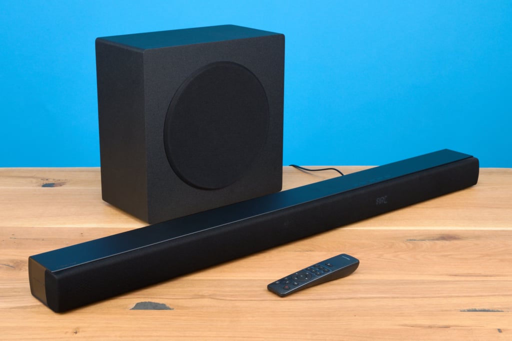 Soundbarsystem bestehend aus Soundbar, Sub und Fernbedienung