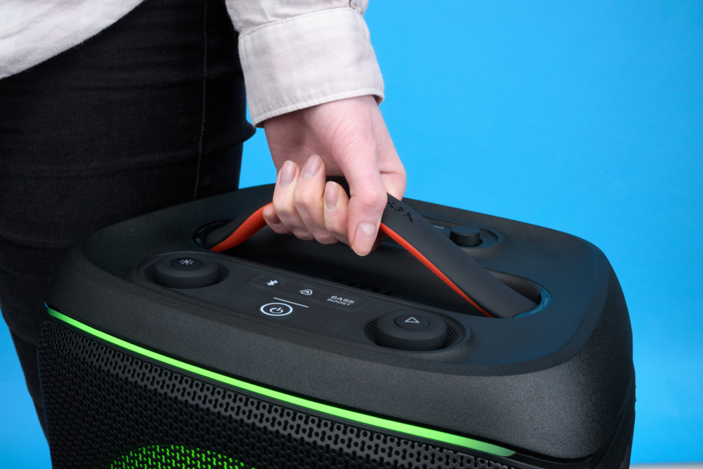JBL Partybox Encore 2 im Test – Tragegriff