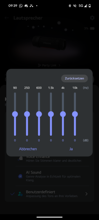 LG xboom Grab – App