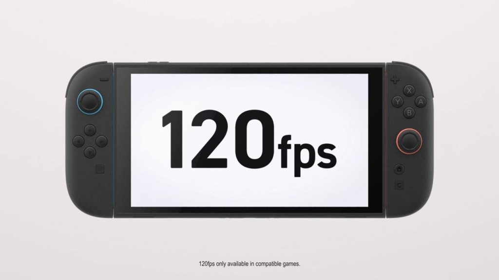 Das Display der Nintendo Switch 2 beherrscht HDR und 120 Hz. 