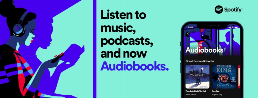 Spotify bietet jetzt auch in Deutschland, Österreich, der Schweiz und Liechtenstein Hörbücher an. 