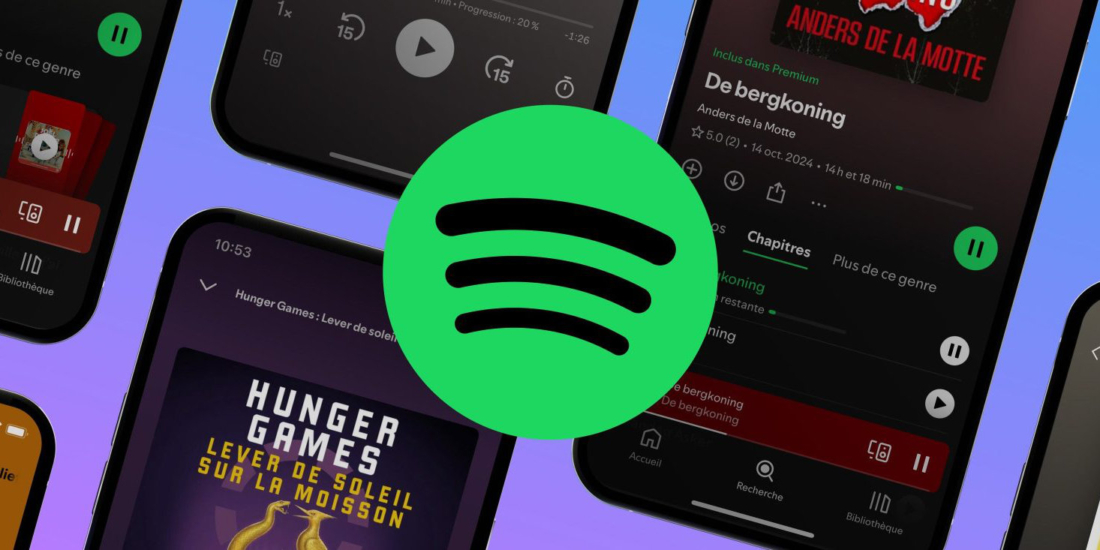 Spotify steigt in Deutschland in den Markt für Audiobooks ein.