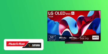 65 Zoll LG OLED C4 jetzt stark reduziert bei MediaMarkt