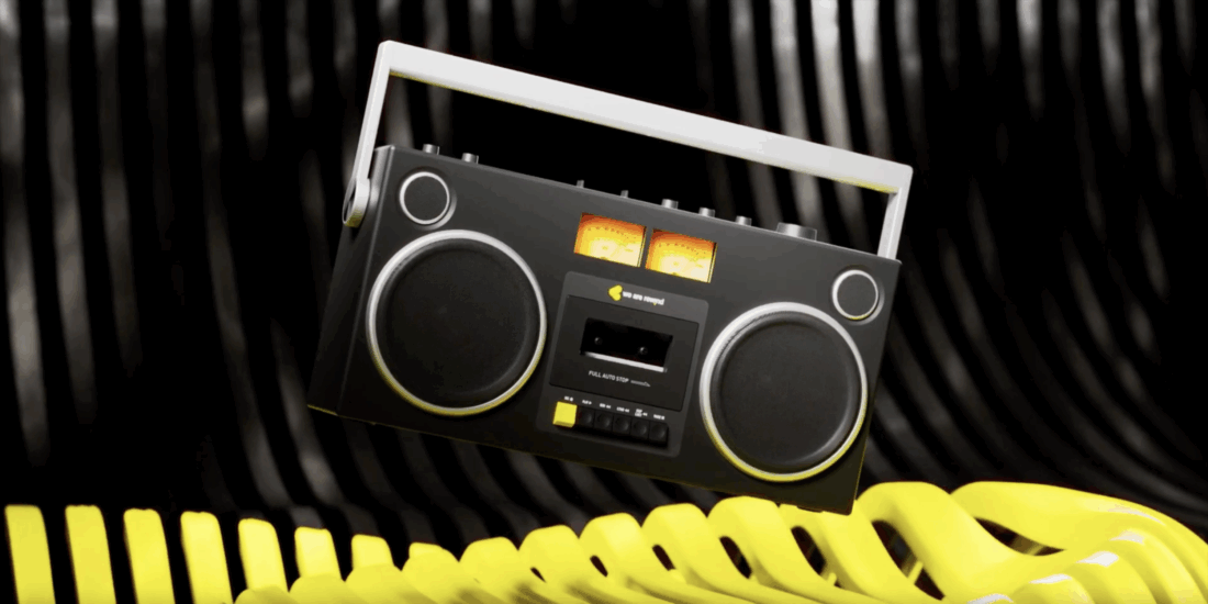 We Are Rewind stellt moderne Boombox GB-001 zur High End vor