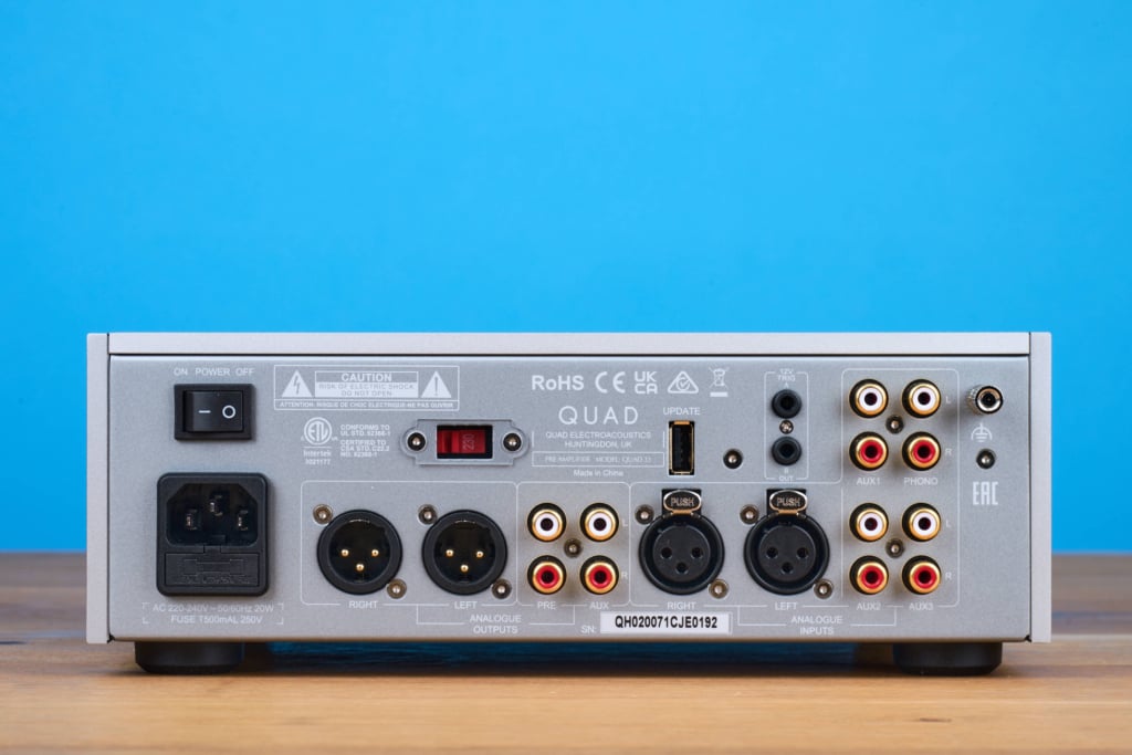 Beste Vorverstärker Quad 33 Rückseite Anschlüsse