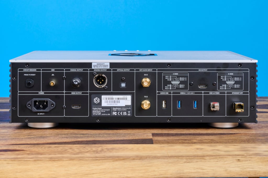 HiFi Rose RS130 Rückseite Anschlüsse