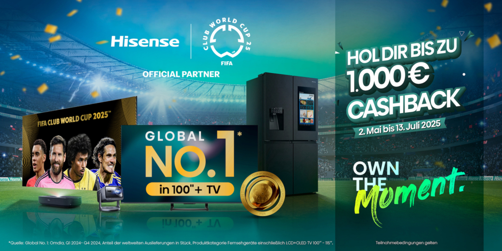 Hisense Cashback FIFA-Klub-WM 2025